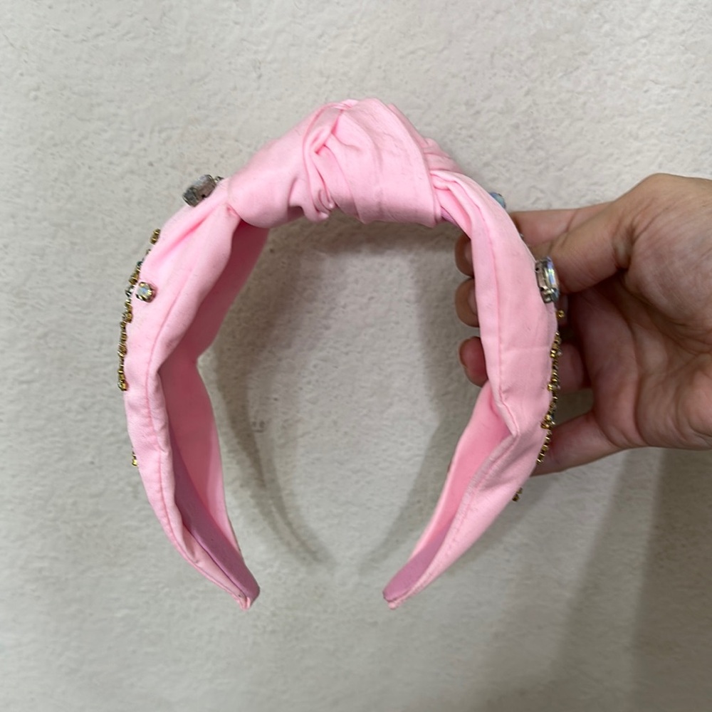 Pink Embellished Headband